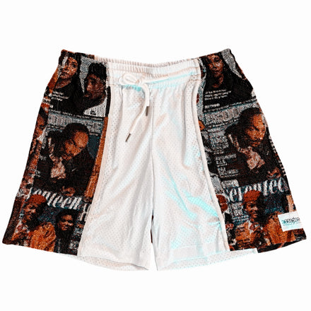 (2024) ESSENCE ’90’S MAGAZINE’ JERSEY SHORTS